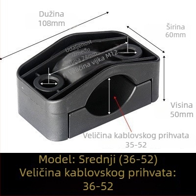 CHKL Držač kabla za ormarić visokog napona; za kabel s tri vodiča; vatrootporan najlon