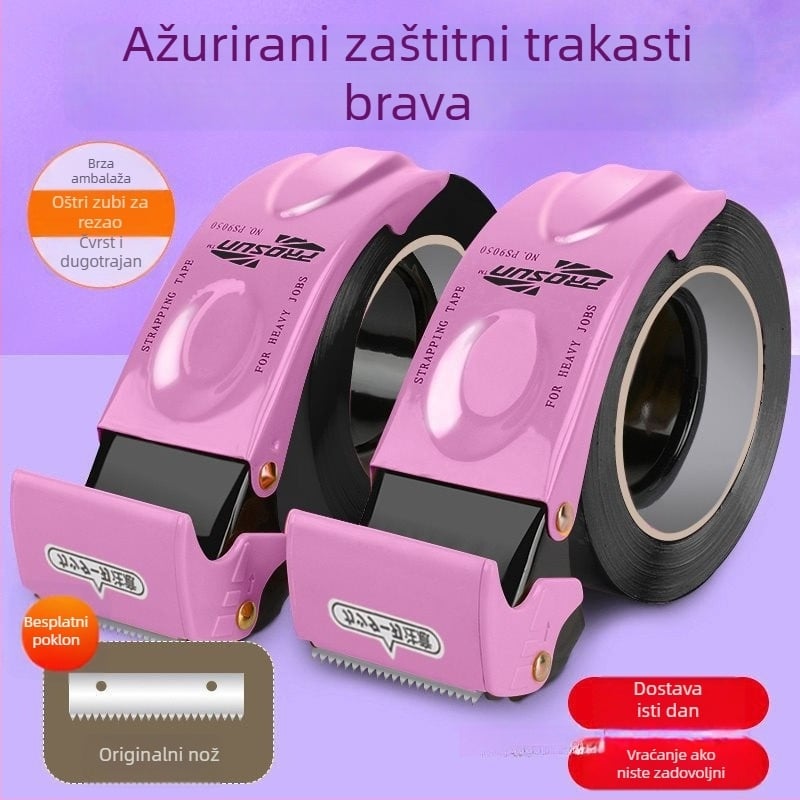 Metalni ručni rezač trake za pakiranje, model W2, širina trake 4-5 cm, verzija s 1 ili 3 oštrice