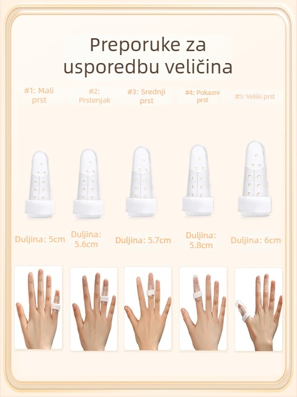Šina za fiksaciju prsta kod prijeloma – model J202305031548, za ruke, proizvođač JZULE, jamstvo 6 mjeseci