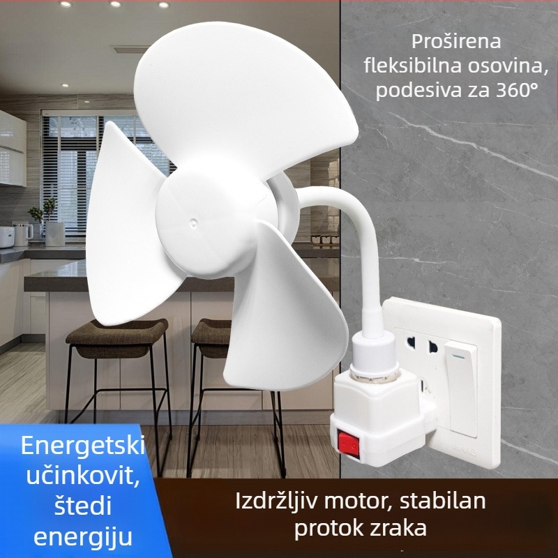 Mali stropni ventilator s 3 lopaticama, brushless motor, AC napajanje, buka ispod 36 dB