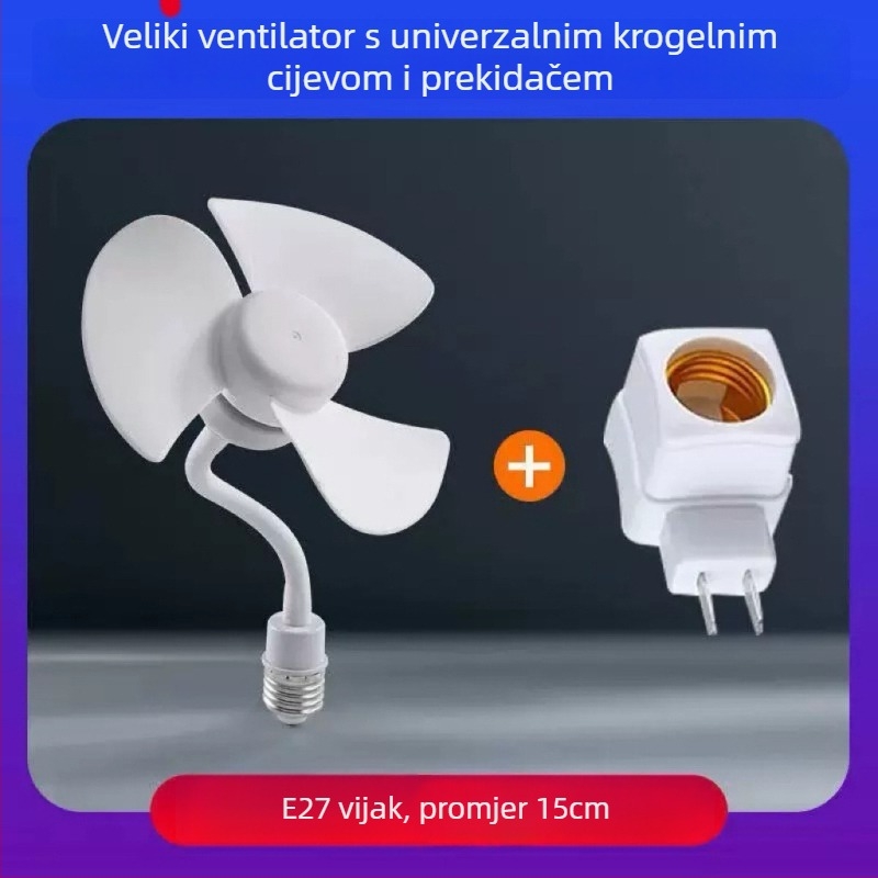 Mali stropni ventilator s 3 lopaticama, brushless motor, AC napajanje, buka ispod 36 dB