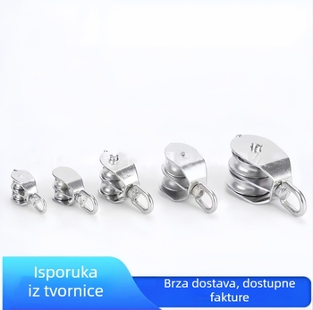 Start 304 nehrđajući čelik za morsku upotrebu rola za podizanje, jednostruka i dvostruka verzija