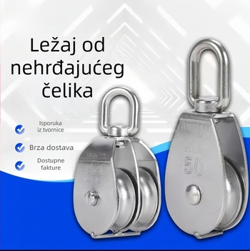 Start 304 nehrđajući čelik za morsku upotrebu rola za podizanje, jednostruka i dvostruka verzija