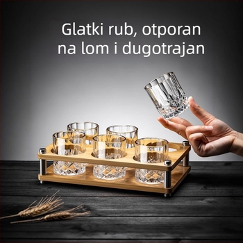 Set čaša za vino od stakla, novi kineski stil, za kućnu upotrebu