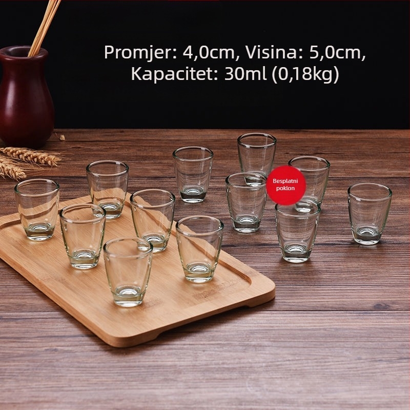 Set čaša za viski, novi kineski stil, kapacitet 1–100 ml, materijal: Drugi