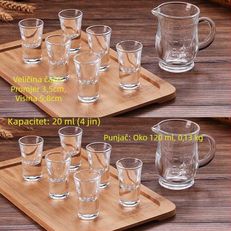 Set čaša za viski, novi kineski stil, kapacitet 1–100 ml, materijal: Drugi
