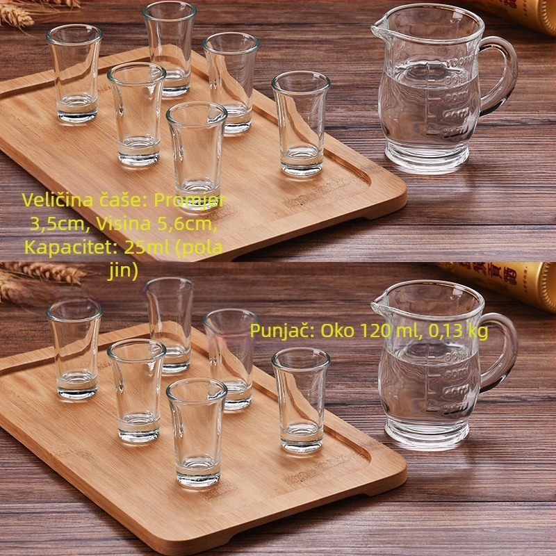 Set čaša za viski, novi kineski stil, kapacitet 1–100 ml, materijal: Drugi