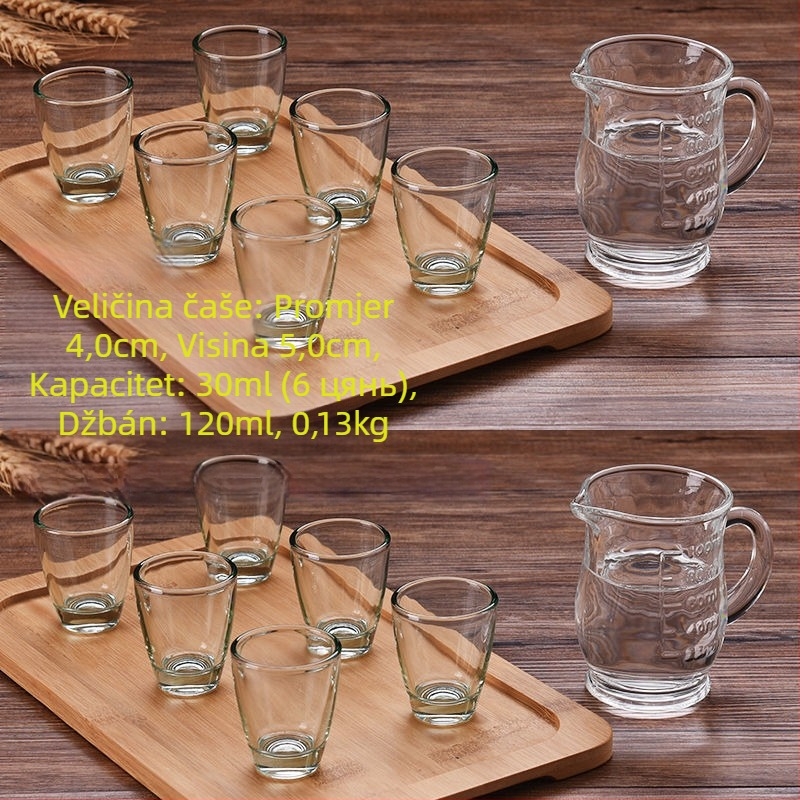 Set čaša za viski, novi kineski stil, kapacitet 1–100 ml, materijal: Drugi