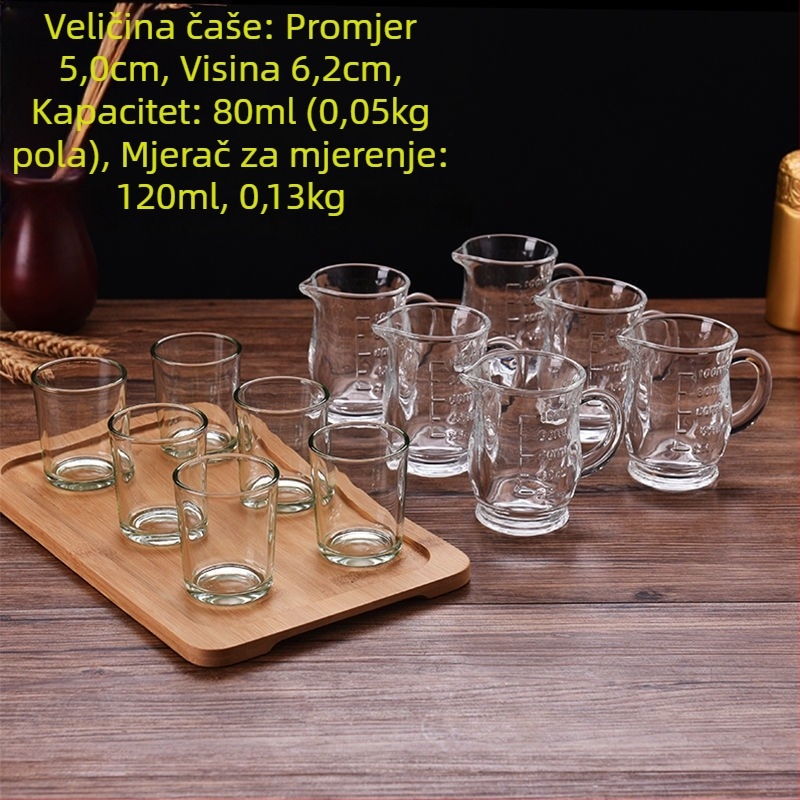 Set čaša za viski, novi kineski stil, kapacitet 1–100 ml, materijal: Drugi