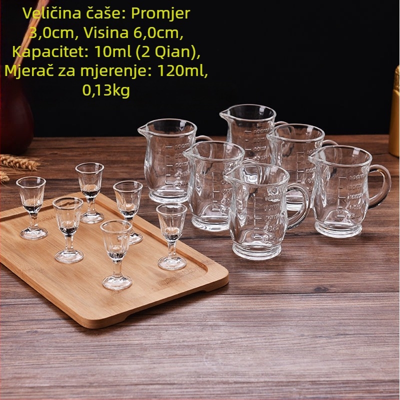 Set čaša za viski, novi kineski stil, kapacitet 1–100 ml, materijal: Drugi