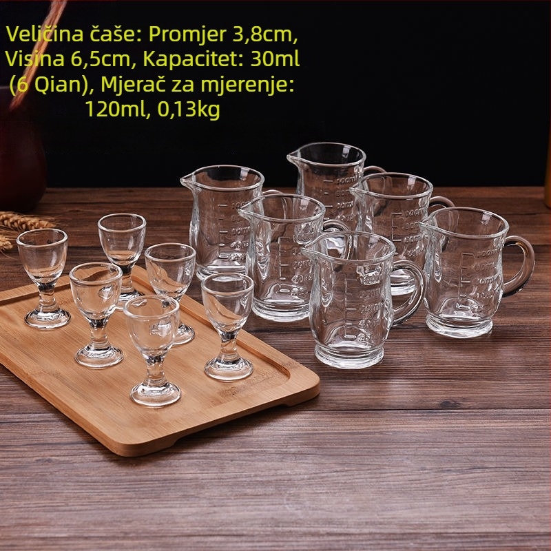 Set čaša za viski, novi kineski stil, kapacitet 1–100 ml, materijal: Drugi