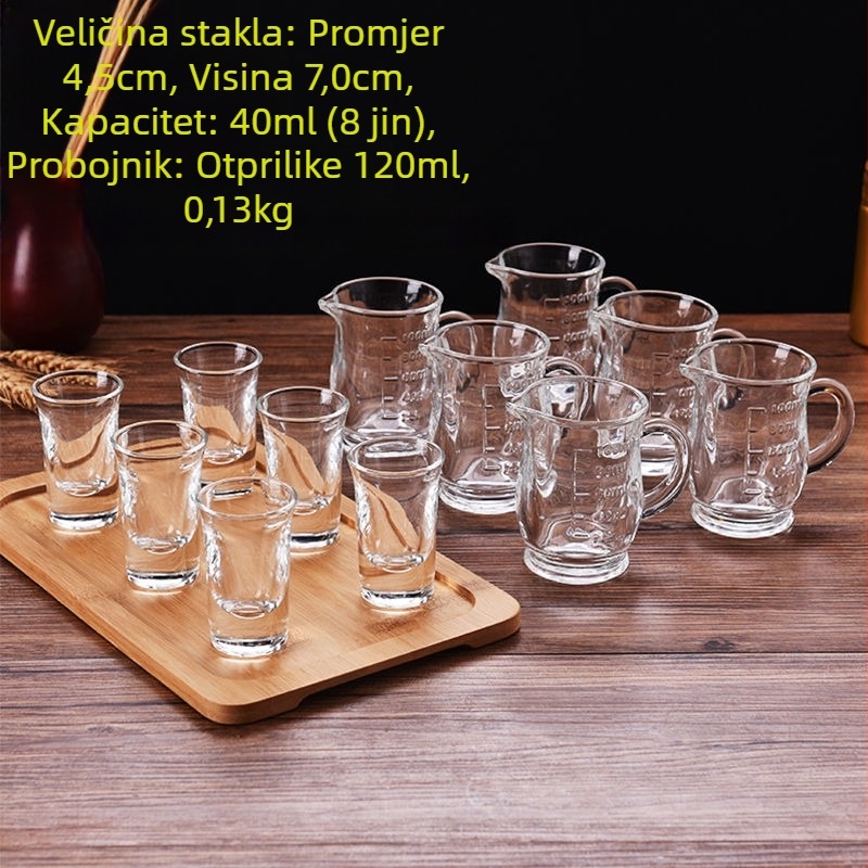Set čaša za viski, novi kineski stil, kapacitet 1–100 ml, materijal: Drugi