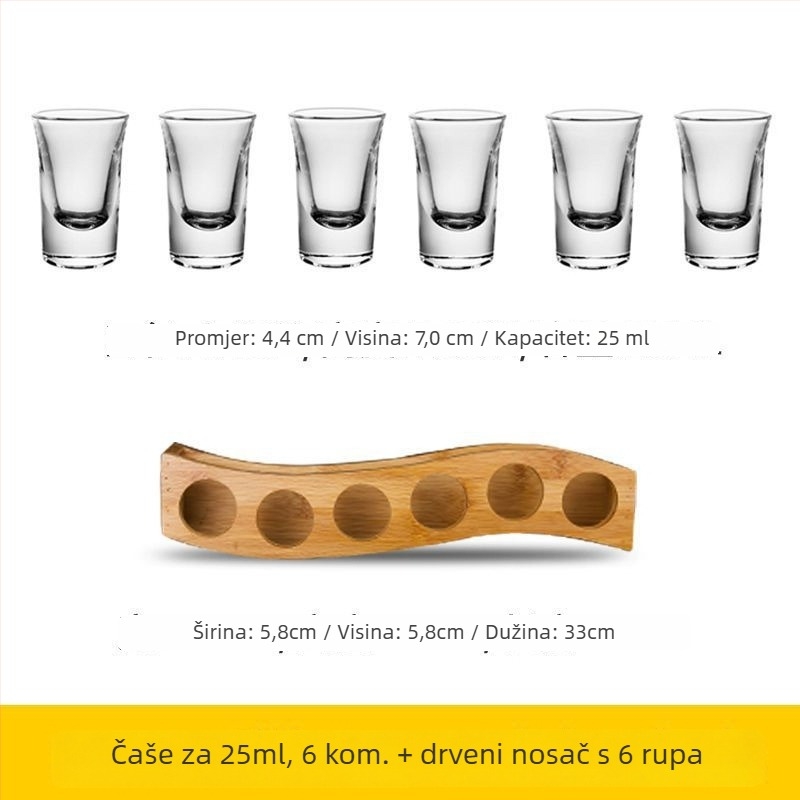 Set čašica za koktele — staklo soda-lime, više od 10 komada, Novi kineski stil