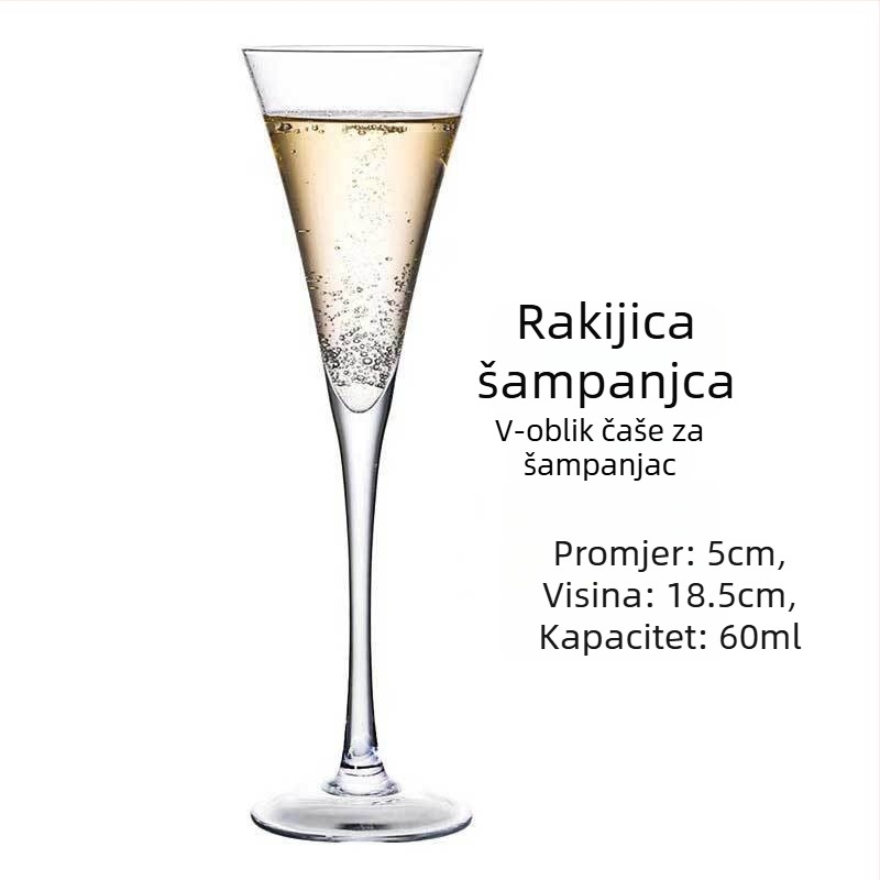 Kristalna čaša za vino, tulipanski stil dizajna, kapacitet 101–200 ml, moderni jednostavni stil, ispis logotipa dostupan, pakiranje u kartonsku kutiju