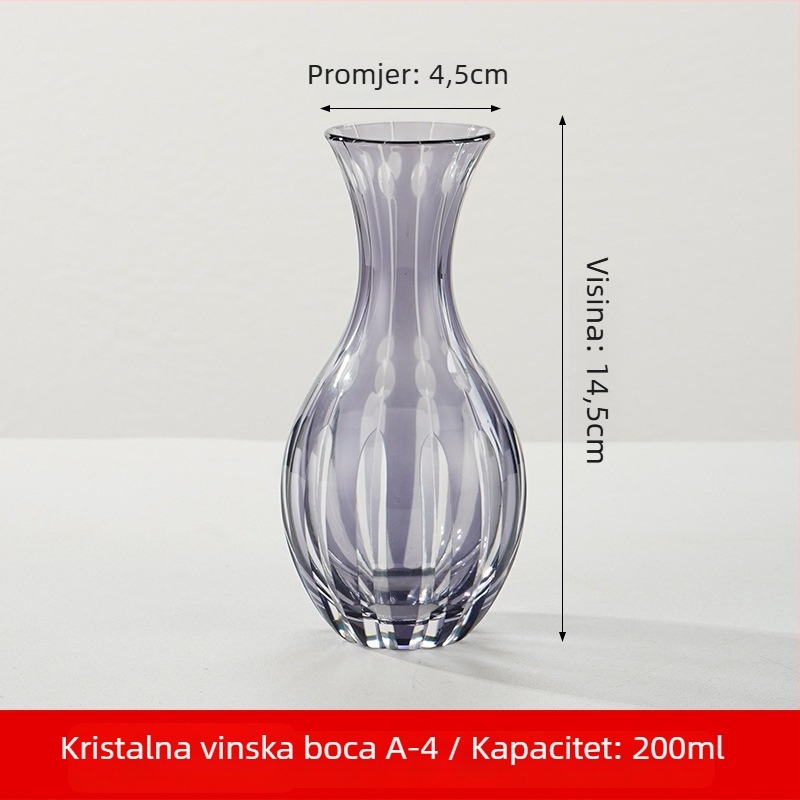 Sete sake u japanskom stilu od kristalnog stakla, kapacitet 1–100 ml, marka Tao Chunfang