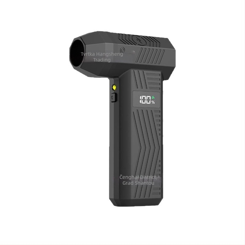 Ručni vanjski ventilator s bezčetkastim motorom, USB punjiva baterija 2000–4000 mAh, 4 brzine