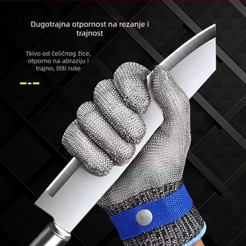 Rukavice otporne na rez s metalnom konstrukcijom | Marka: Druga | Materijal: Metal | Funkcija: Otporne na rez