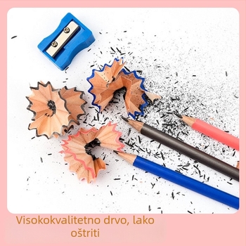 Marco drveni olovka 2BHB s gumicom, ambalaža 12 kom/kutija, 240 kutija po kartonu