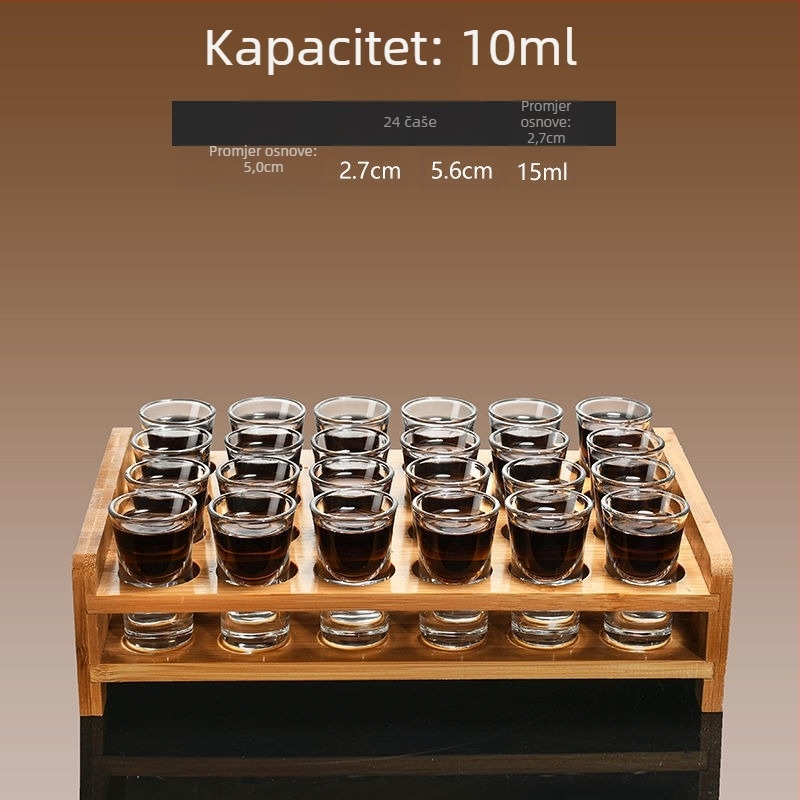 Set vinskog posuđa s dekanterom i malim čašicama, staklo, moderni minimalistički stil, bez logotipa, gravirana mjerna skala, lansiran zimi 2020, kvaliteta prvog reda