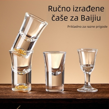 Set čaša Baijiu – minimalističkog modernog dizajna, staklo, 1–100 ml, 60 g