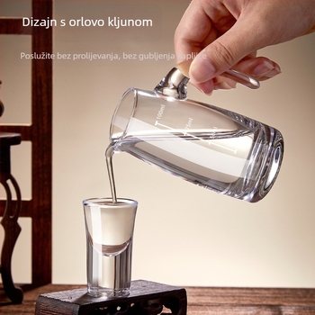 Set čaša Baijiu – minimalističkog modernog dizajna, staklo, 1–100 ml, 60 g