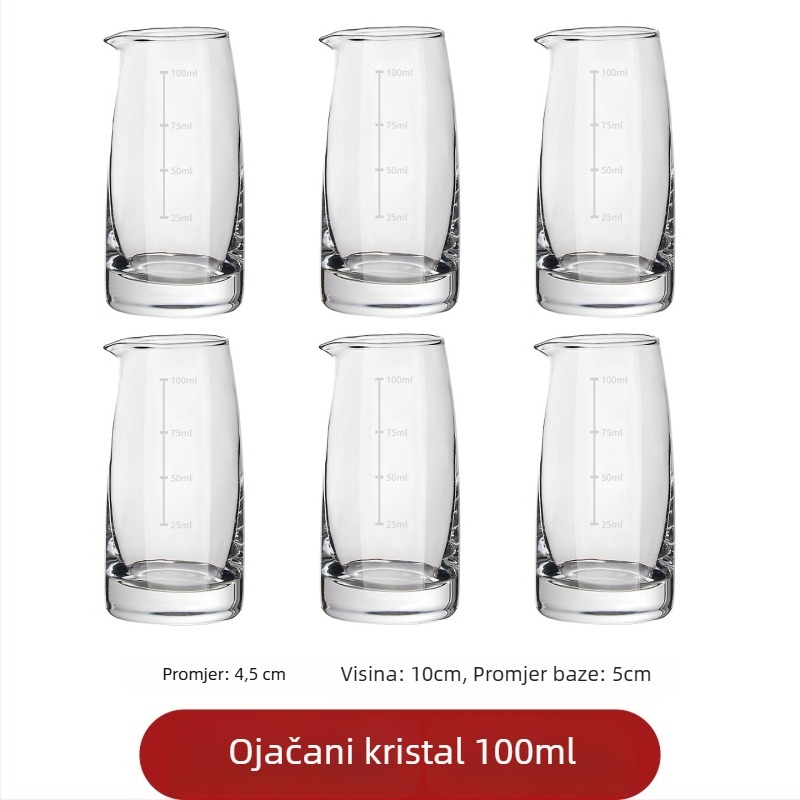 Set čaša Baijiu – minimalističkog modernog dizajna, staklo, 1–100 ml, 60 g