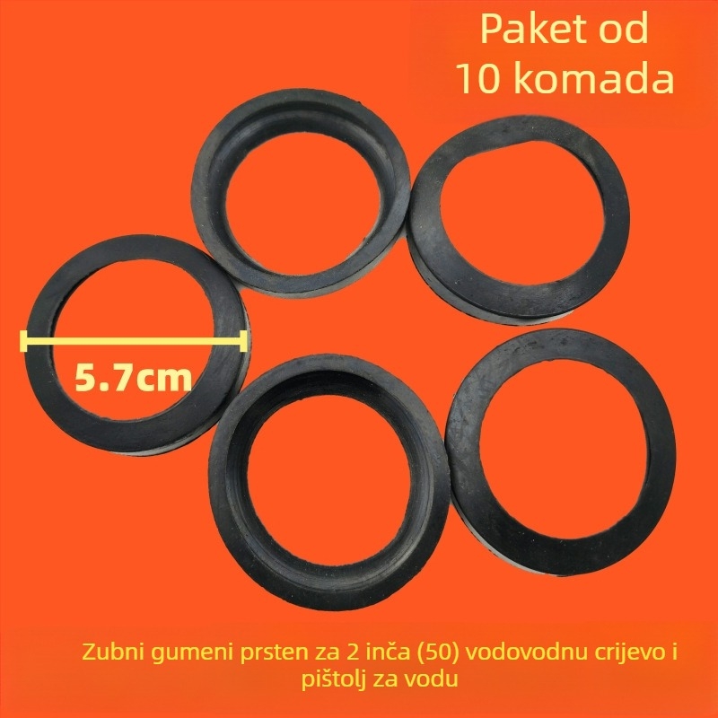 Set spojnika za crijevo vatrogasnog navijača — karika klipovi, stezaljka grla, držač crijeva, opruga, gumena podloga