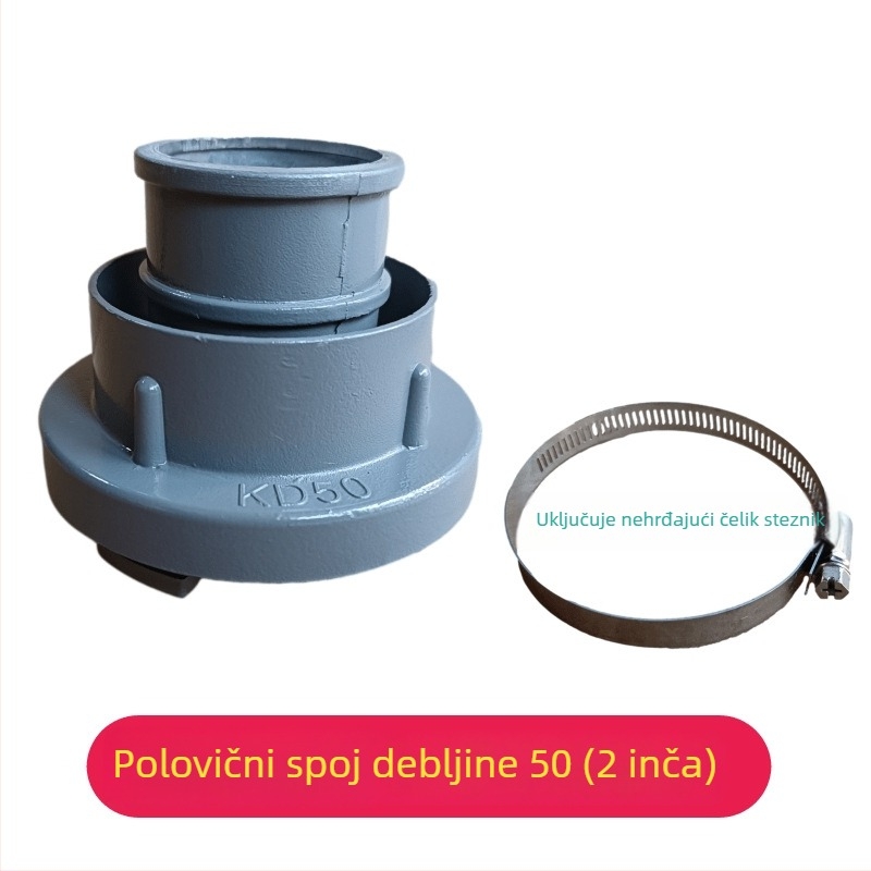 Set spojnika za crijevo vatrogasnog navijača — karika klipovi, stezaljka grla, držač crijeva, opruga, gumena podloga