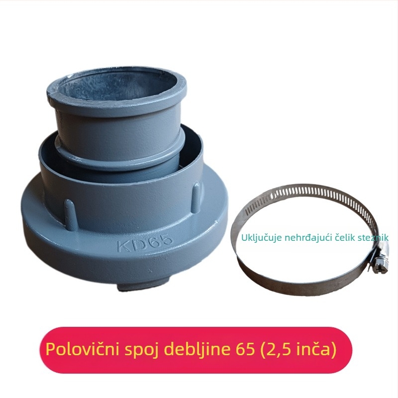 Set spojnika za crijevo vatrogasnog navijača — karika klipovi, stezaljka grla, držač crijeva, opruga, gumena podloga