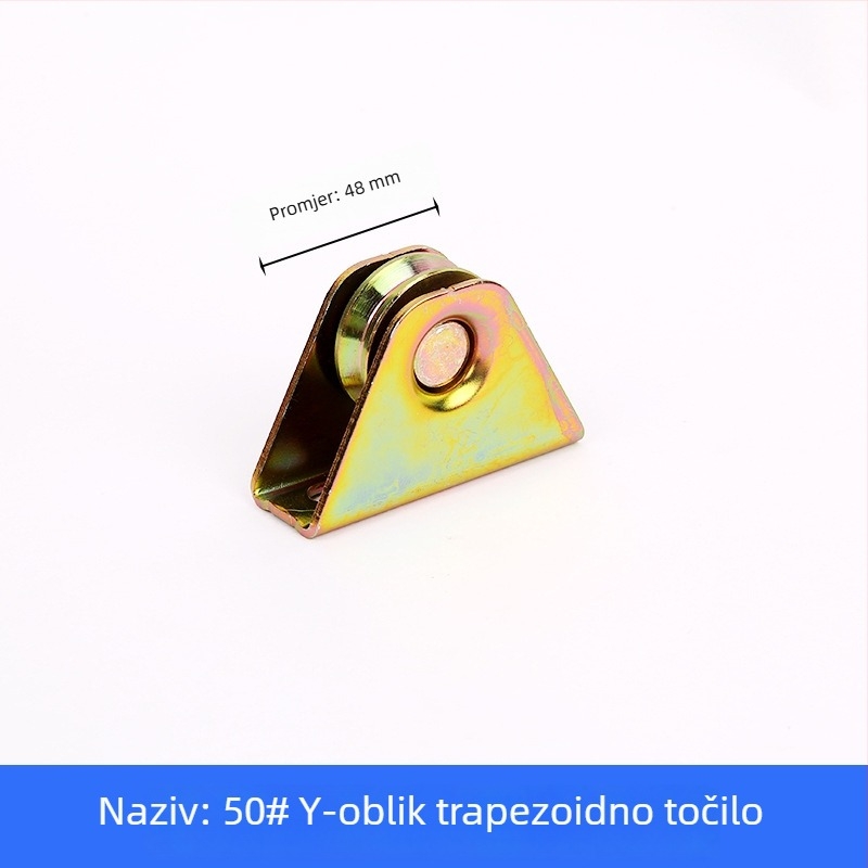 Trapecijsko kolo za tračnice s ležajem, lijevano željezo