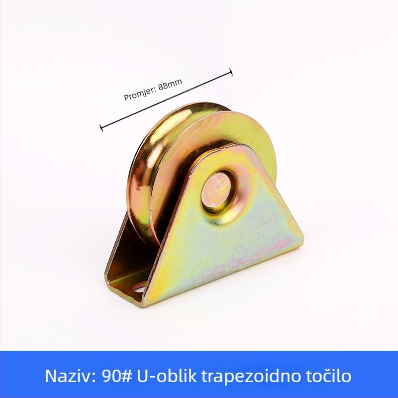 Trapecijsko kolo za tračnice s ležajem, lijevano željezo