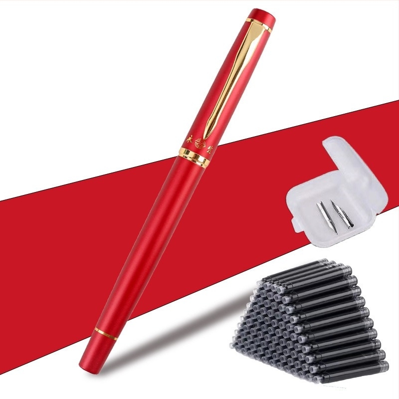 Umetničko pero s savijenim vrhom za kaligrafiju, zlatni nib, sustav patrona, model 01, QS1546511521