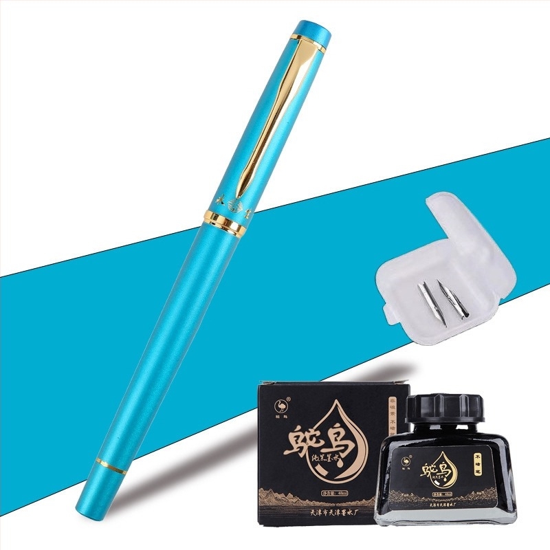 Umetničko pero s savijenim vrhom za kaligrafiju, zlatni nib, sustav patrona, model 01, QS1546511521