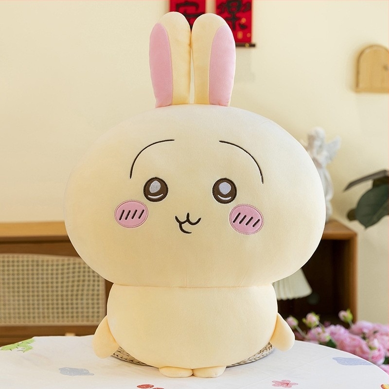 Usachi Chiikawa plišana igračka – zeko, PP pamuk punjenje, vrlo mekan kratki pliš, za uzrast 7–14 godina