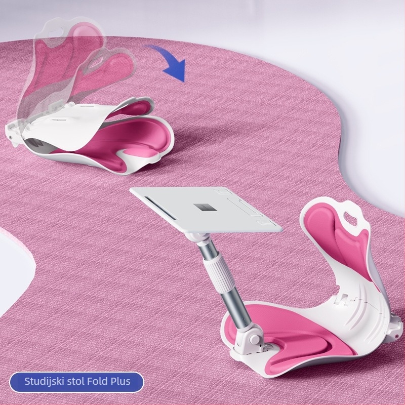 Dječja stolica za korekciju držanja sa svjetlom, podesiva visina, držač za čitanje, protiv kifoze, radni stol niskog profila • Proljeće 2026 • Model 1 • Broj proizvoda 3753121521193 • CE certifikat