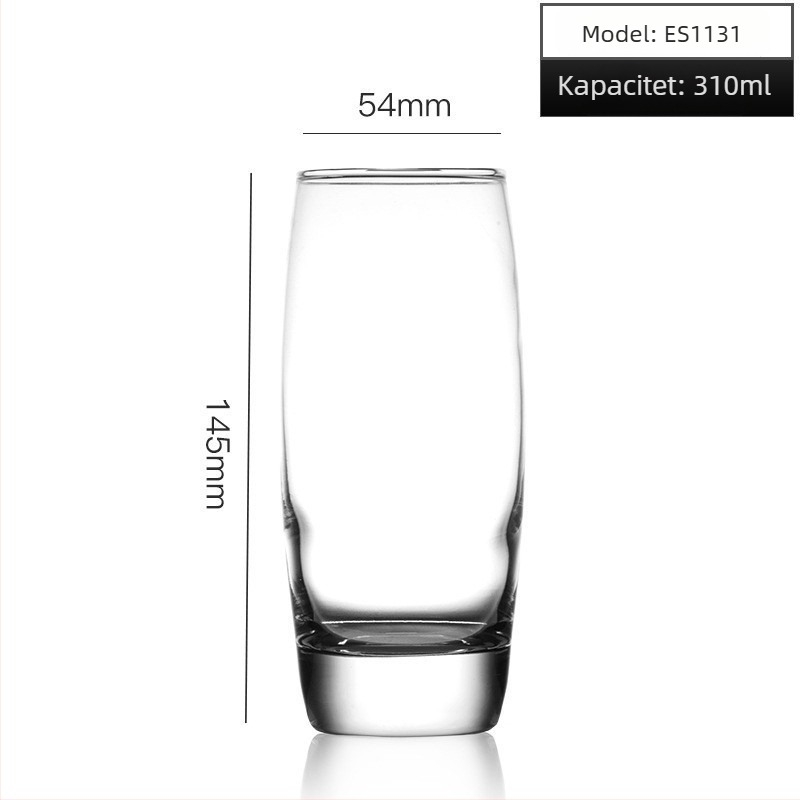 Staklena čaša za viski s tiskanim logom, moderan minimalistički stil, pakiranje u šarenoj kutiji