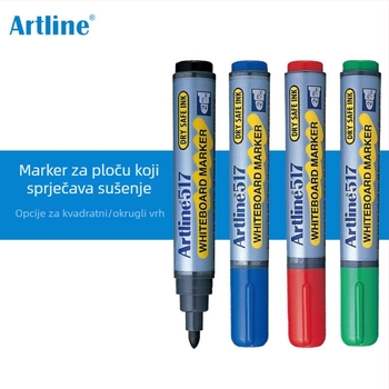 Marker za bijelu ploču, izbrisivi, plastično kućište, širina linije 2 mm, pakirano u kutiji (Brend: Flag; Model: EK-517 EK-519; Namjena: bijela ploča)