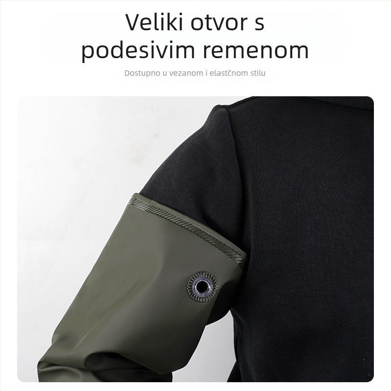 PVC vodootporne rukavice sa semiš podstavom – otporne na ulje, protuklizne, otporne na probijanje i ubod