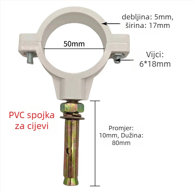 Stezaljka za cijev od nehrđajućeg čelika s ravnim završetkom za odvodnjavanje — Yu Ye