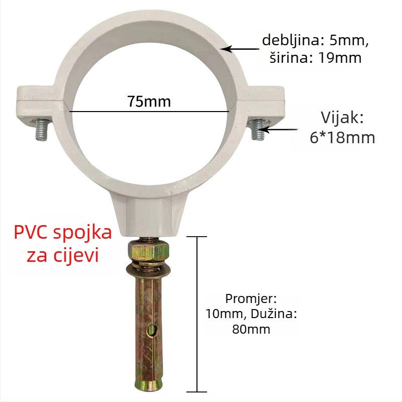 Stezaljka za cijev od nehrđajućeg čelika s ravnim završetkom za odvodnjavanje — Yu Ye