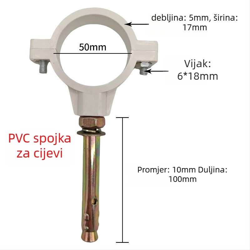 Stezaljka za cijev od nehrđajućeg čelika s ravnim završetkom za odvodnjavanje — Yu Ye