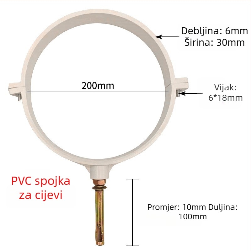 Stezaljka za cijev od nehrđajućeg čelika s ravnim završetkom za odvodnjavanje — Yu Ye