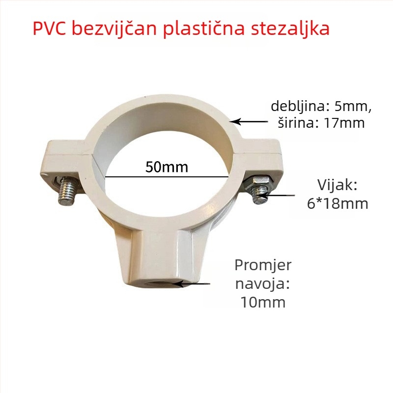 Stezaljka za cijev od nehrđajućeg čelika s ravnim završetkom za odvodnjavanje — Yu Ye