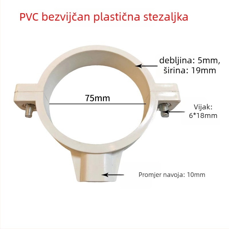 Stezaljka za cijev od nehrđajućeg čelika s ravnim završetkom za odvodnjavanje — Yu Ye