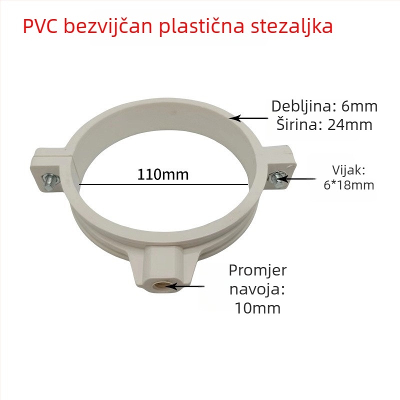 Stezaljka za cijev od nehrđajućeg čelika s ravnim završetkom za odvodnjavanje — Yu Ye