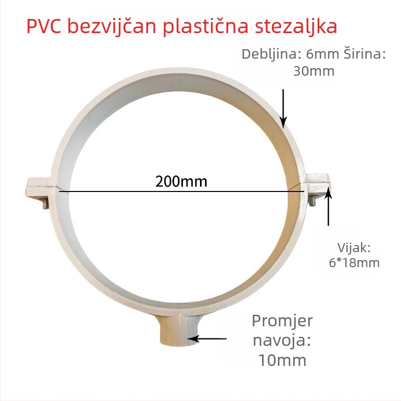 Stezaljka za cijev od nehrđajućeg čelika s ravnim završetkom za odvodnjavanje — Yu Ye