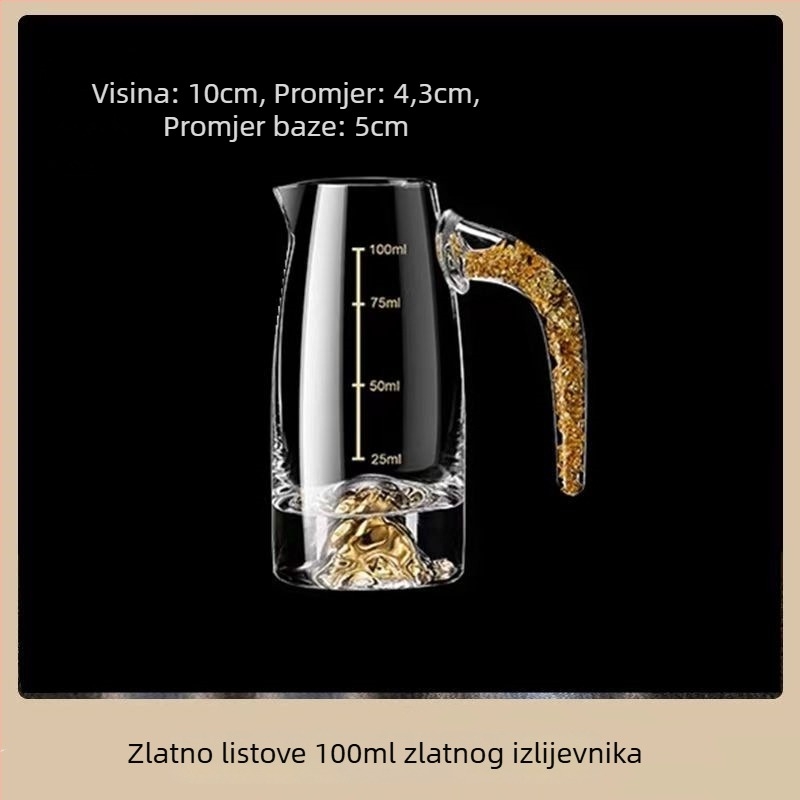 Set čaša za vino od kristalnog stakla – Weimu, kapacitet 1-100 ml, stil nacionalnog trenda, s logotipom