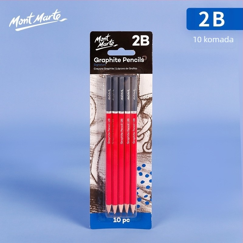 Montmartre set olovaka za skicu — papirnato kućište, pakiranje u pladnju, 12/10 pakiranje, olovke za skicu