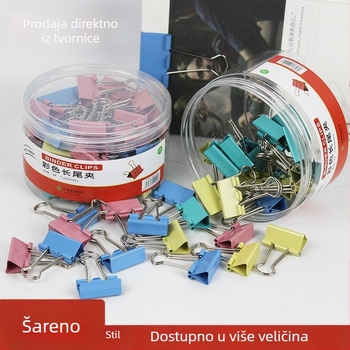 Yishen metalna mapa za račune s klipovima: long tail clip, dovetail clip, fishtail clip