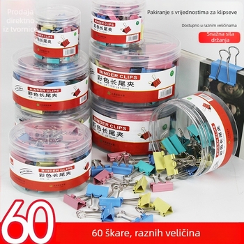 Yishen metalna mapa za račune s klipovima: long tail clip, dovetail clip, fishtail clip